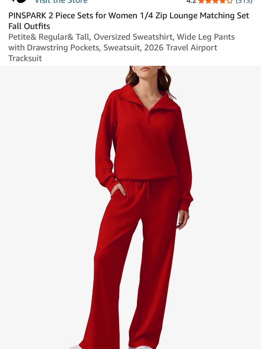 Red lounge set